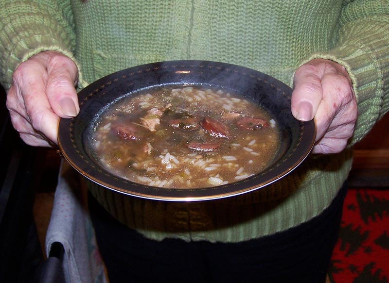 A plate of gumbo