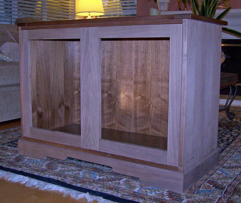 Doors on lower cabinet