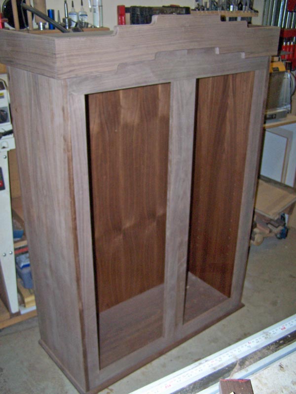 Doors for upper cabinet