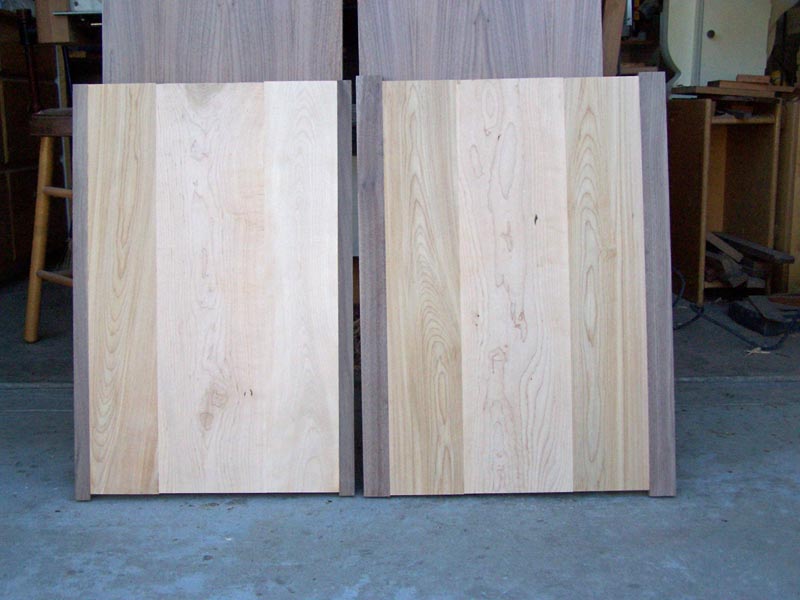 Sides of lower cabinets, substrate