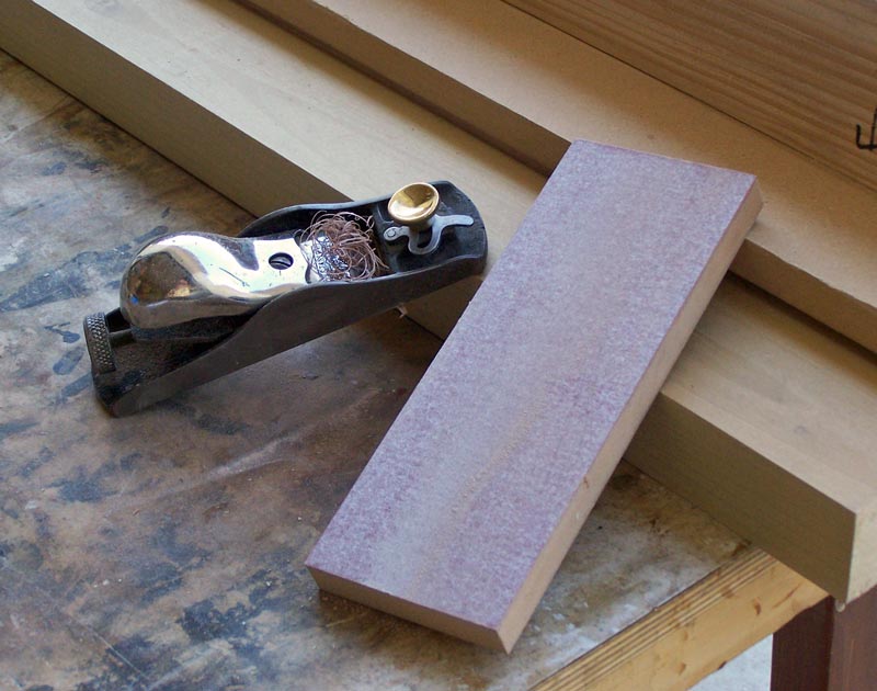 Block plane and sanding block